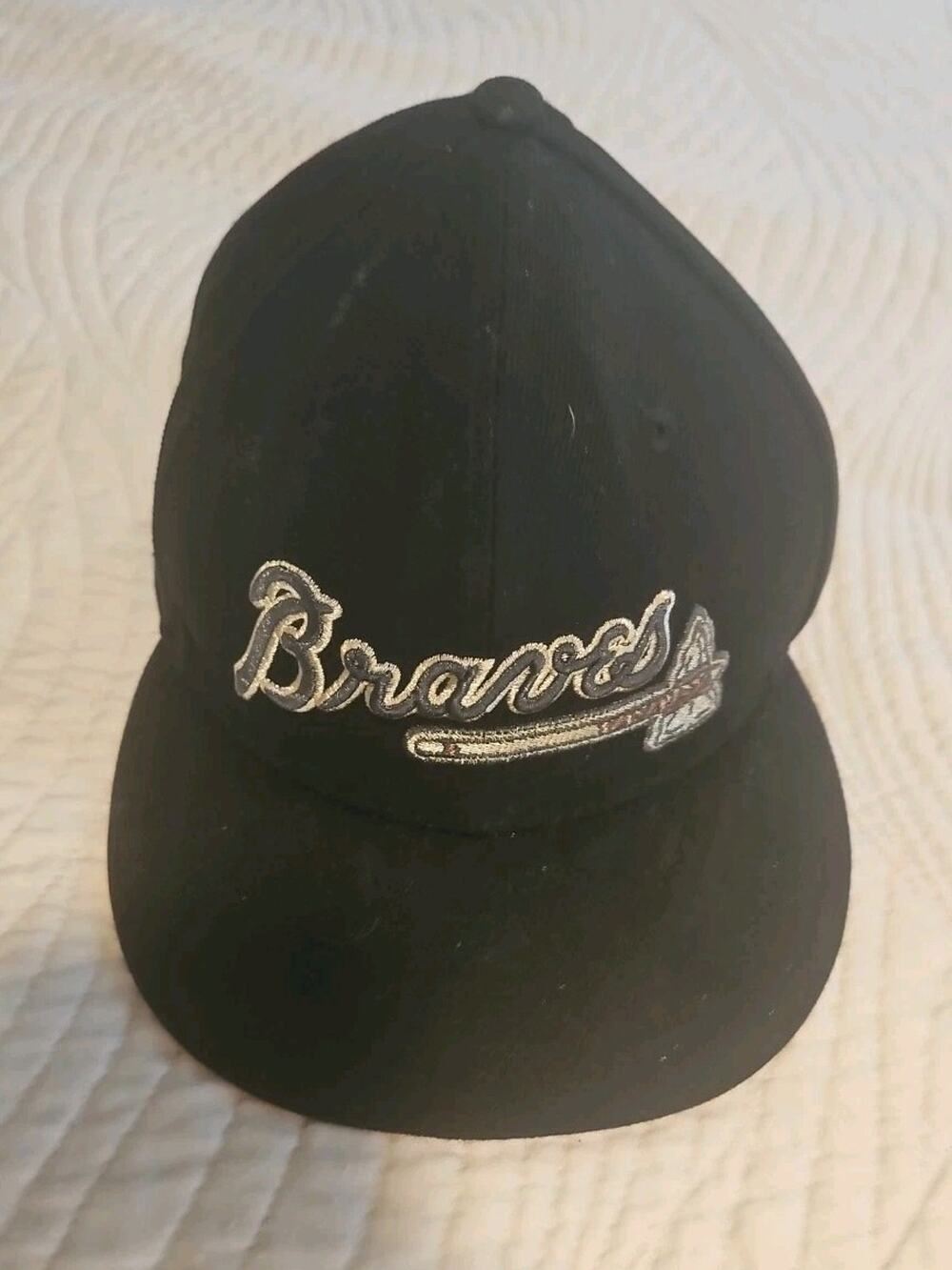 Atlanta Braves New Era Cap Hat MLB 150 Year Anniversary Navy 59FIFTY Size 7 3/4